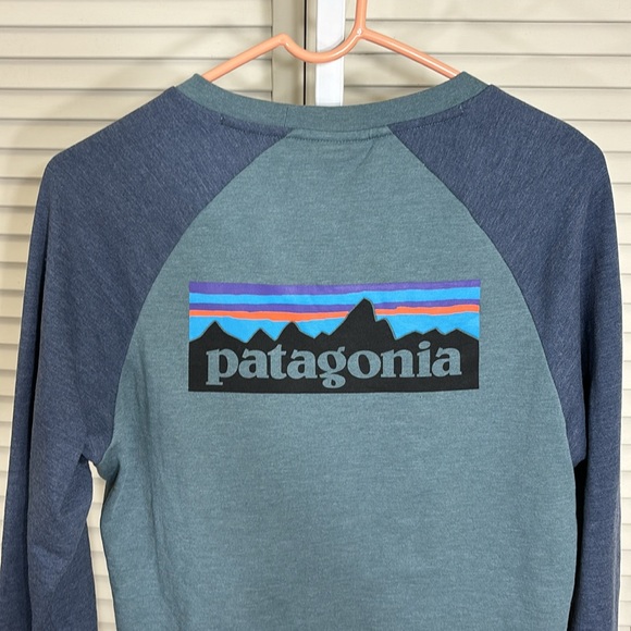 PATAGONIA Men's P - 6 Logo Lightweight Crew Fleeced Sweatshirt Small - Picture 7 of 11